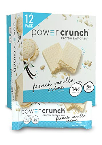 Barras De Proteína De Soro De Leite Power Crunch, Lanches Ri