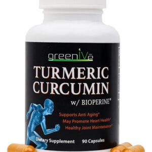 Suplemento Greenive Curcuma Curcumina Com Bioperina 90 Cápsu
