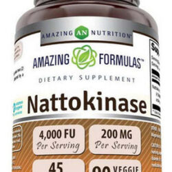 Fórmulas Incríveis Nattokinase 100 Mg 90 Cápsulas Da Amazing