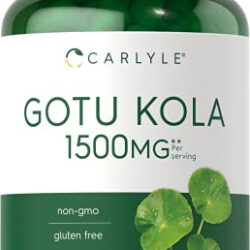 Suplemento Carlyle Gotu Kola (cápsulas De 1500 Mg, 180 Unida