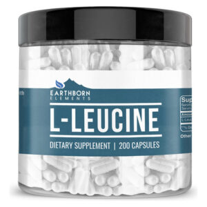 Suplemento Dietético Earthborn Elements L-leucina 200 Cápsul