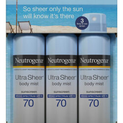 Neutrogena Ultra Sheer Body Mist 70 Spf Pack Com 3