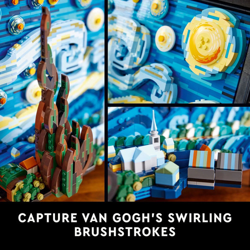 Lego Vincent Van Gogh A Noite Estrelada 21333 - Imagem 4