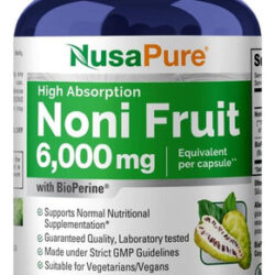 Suplemento De Extrato De Fruta Nusapure Noni 6.000 Mg 240 Ca