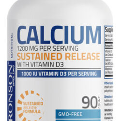 Suplemento Bronson Calcium 1200 Mg Com Vitamina D3 1000iu 90