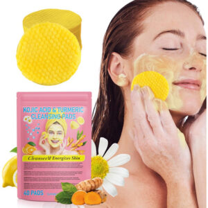 Almofadas De Limpeza Xaarty Turmeric Com Ácido Kójico 40pcs