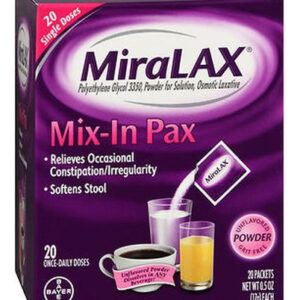 Mistura De Pó Laxante Pax Miralax 20 Cada Da Bayer