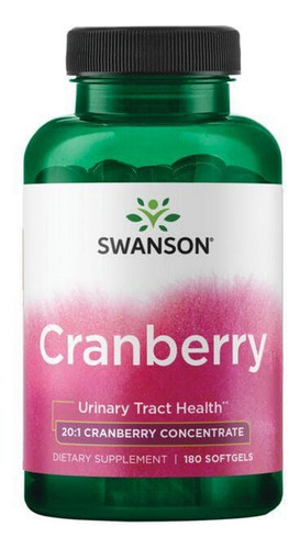 Cranberry 20:1 Concentrado 180 Cápsulas Gelatinosas Da Swans