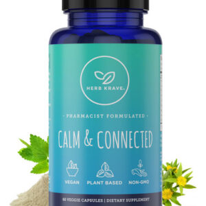 Suplemento Herb Krave Calm & Connected Natural Calm 60 Cápsu