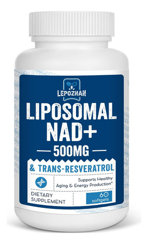 Nad + Lipossomal 500 Mg + Trans-resveratrol 300 Mg, Supleme