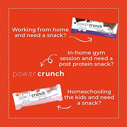 Barras De Proteína De Soro De Leite Power Crunch, Lanches Ri - Imagem 4