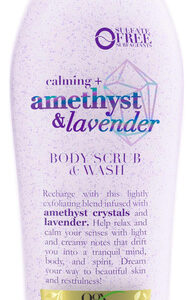 Esfoliante E Sabonete Corporal Ogx Calming + Ametista E Lava