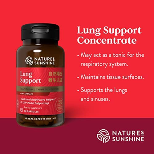 Natures Sunshine Lung Support Concentrado Tcm Chinês, 30 Cá - Imagem 4