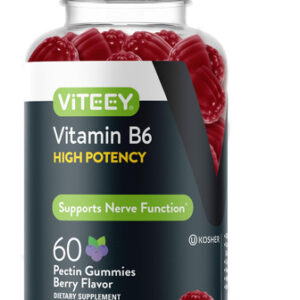 Gomas De Vitamina B6 Viteey 100mg Para Adultos E Adolescente