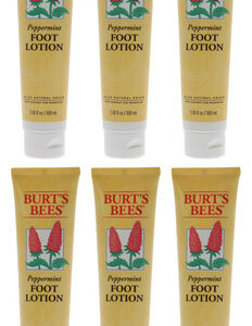 Loção Para Pés Burts Bees Com Infusão De Hortelã, Pacote Com