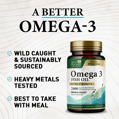 Óleo De Peixe Omega 3 Tripla Força 1200 Mg Cápsulas Gelatino - Imagem 5