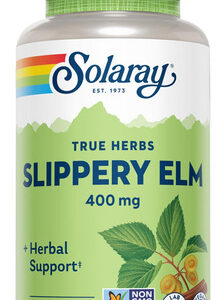 Suplemento Solaray Slippery Elm Bark 400 Mg 100 Cápsulas