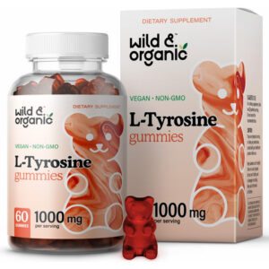 Suplemento Wild & Organic L Tirosina 1000 Mg Gomas 60 Mastig