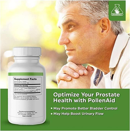 Suplemento De Próstata Graminex Pollenaid: Suporte Totalment - Imagem 2