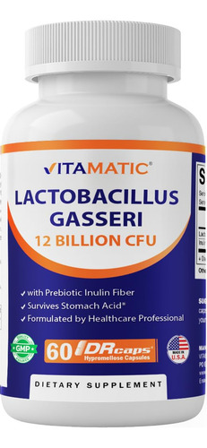 Suplemento Vitamínico Lactobacillus Gasseri 12 Bilhões De Dr
