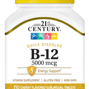 Suplemento 21st Century B-12 5000mcg 110 Comprimidos De Cere