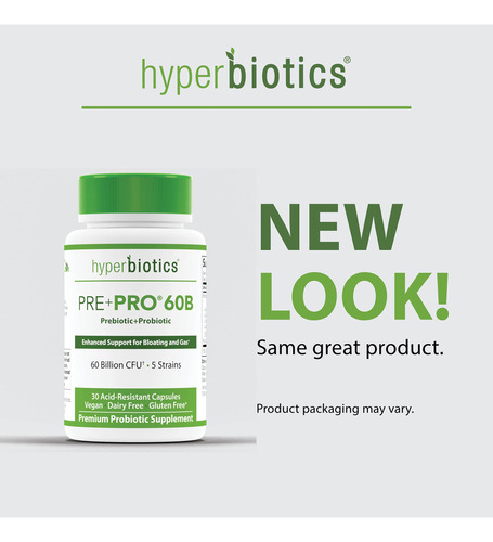 Suplemento Hyperbiotics Pre Pro Vegan Probiotics 30 Cápsulas - Imagem 4