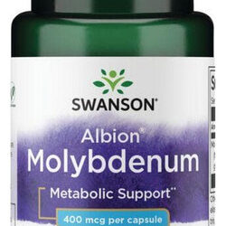Albion Molybdenum 400 Mcg 60 Cápsulas Vegetais Da Swanson Vi