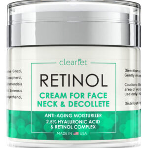 Creme Retinol Clearlet Antienvelhecimento Com Ácido Hialurôn