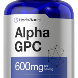Suplemento Horbäach Alpha Gpc 600mg 120 Cápsulas Vegetariana