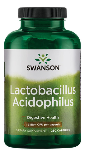 Suplemento Swanson Lactobacillus Acidophilus 250 Cápsulas