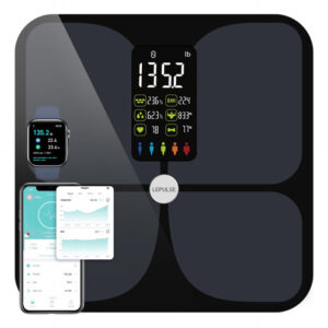 Báscula Inteligente Lepulse Monitor De Grasa - Preto
