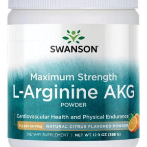 L-arginina Akg De Força Máxima Em Pó, Com Sabor Cítrico Natu