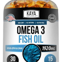 Suplemento Kaya Naturals Ômega 3 | Óleo De Peixe Ômega 3 Fei