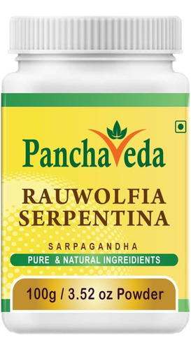 Panchaveda Ayurveda Rauwolfia Serpentina Em Pó (100g 3,52 On - Imagem 2