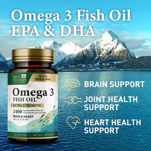 Óleo De Peixe Omega 3 Tripla Força 1200 Mg Cápsulas Gelatino - Imagem 6