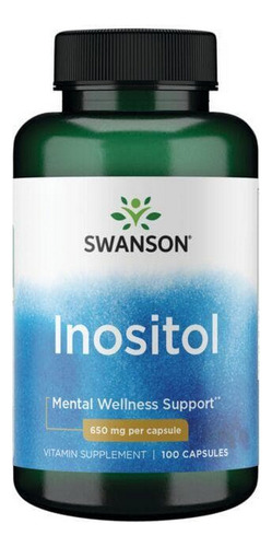 Inositol 650 Mg 100 Cápsulas Da Swanson Vitamins - Imagem 2
