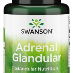 Suplemento Swanson Adrenal Glandular 350mg 60 Cápsulas