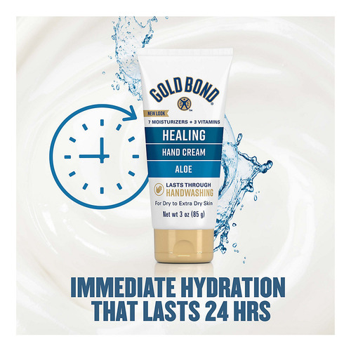 Creme Para Mãos Goldbond Healing 85g Pack Com 3 - Imagem 8