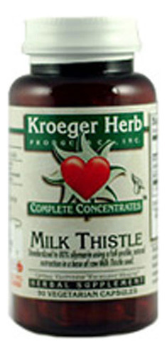 Milk Thistle 80% Cápsulas 90 Da Kroeger Herb