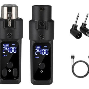 Conversor De Microfone Sem Fio Xlr, Transmissor Recarregáve