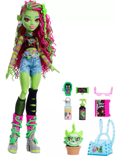 Boneca Monster High Venus Fashionista Hrp81 Verde