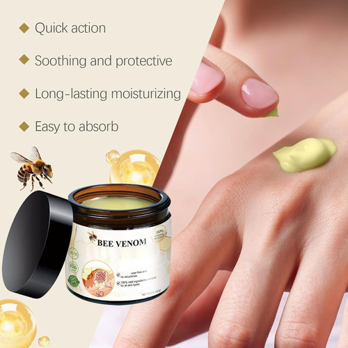 Bee Venom Cream Iekufes New Professional 120ml Para Todo O C - Imagem 3