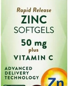 Zinco Com Vitamina C | 50mg | 120 Cápsulas Gelatinosas | Sup