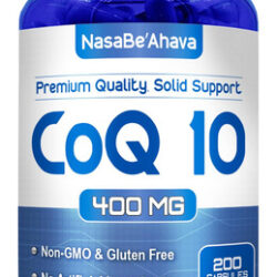 Suplemento Nasabeahava Coq10 400 Mg, Cápsulas, Vegano, 100 P