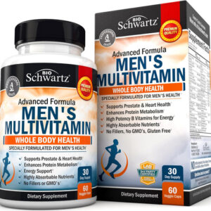 Vitamina B-12/ Multivitamínico Masculino / 60 Cápsulas