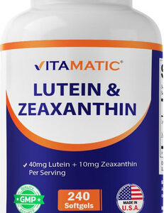 Suplemento De Luteína Vitamática 40mg Com Zeaxantina 10mg 24