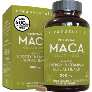 Suplemento Viva Naturals, Raiz De Maca Peruana, 250 Cápsulas