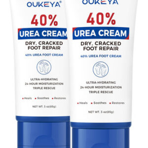 Creme De Uréia Oukeya 40% Para Pés E Mãos Secos E Rachados,