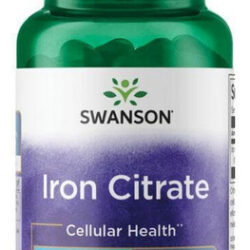 Citrato De Ferro, Forma Ativa, 25 Mg, 60 Cápsulas Vegetais,