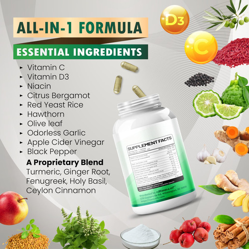 Suplemento Nessarit Citrus Bergamota 15 Em 1 150 Cápsulas - Imagem 2